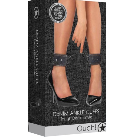 ACCESSOIRES MENOTTES POUR CHEVILLES "TOUGH DENIM STYLE" DE "OUCH" ACCESSOIRES MENOTTES POUR CHEVILLES "TOUGH DENIM STYLE" DE "OUCH"