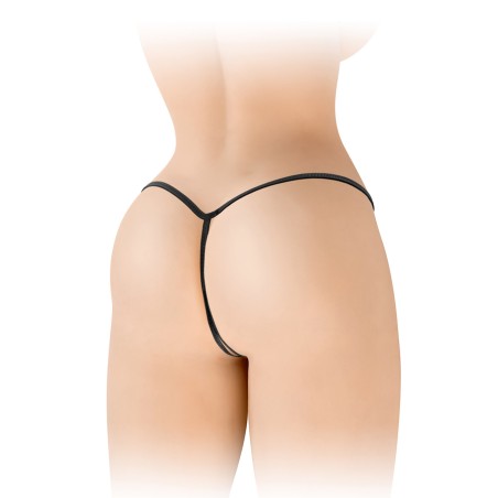 Lingerie STRING NOIR OUVERT "SANDRA" DE "FASHION SECRET" Lingerie STRING NOIR OUVERT "SANDRA" DE "FASHION SECRET"