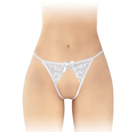 Lingerie STRING BLANC OUVERT "SANDRA" DE "FASHION SECRET" Lingerie STRING BLANC OUVERT "SANDRA" DE "FASHION SECRET"