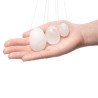 Love toys OEUF DE YONI EN PIERRE DE QUARTZ BLANC DE "LA GEMMES" TAILLE M Love toys OEUF DE YONI EN PIERRE DE QUARTZ BLANC DE "LA GEMMES" TAILLE M