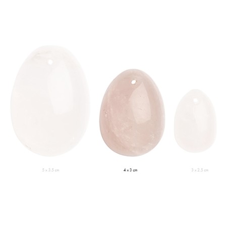 Love toys OEUF DE YONI EN PIERRE DE QUARTZ ROSE DE "LA GEMMES" TAILLE M Love toys OEUF DE YONI EN PIERRE DE QUARTZ ROSE DE "LA GEMMES" TAILLE M