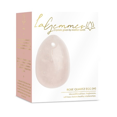 Love toys OEUF DE YONI EN PIERRE DE QUARTZ ROSE DE "LA GEMMES" TAILLE M Love toys OEUF DE YONI EN PIERRE DE QUARTZ ROSE DE "LA GEMMES" TAILLE M