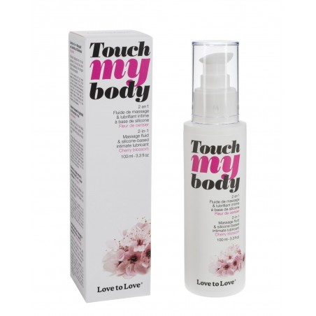 Bien-être HUILE DE MASSAGE SILICONE "TOUCH MY BODY " 2 en 1 parfum Fleur de Cerisier Bien-être HUILE DE MASSAGE SILICONE "TOUCH MY BODY " 2 en 1 parfum Fleur de Cerisier